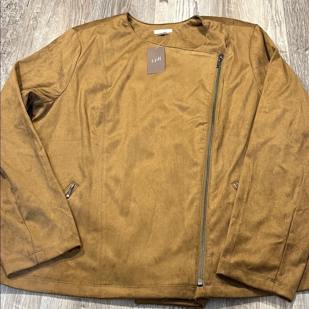 J. Jill Brown Lightweight Jacket New with tag Sizes large